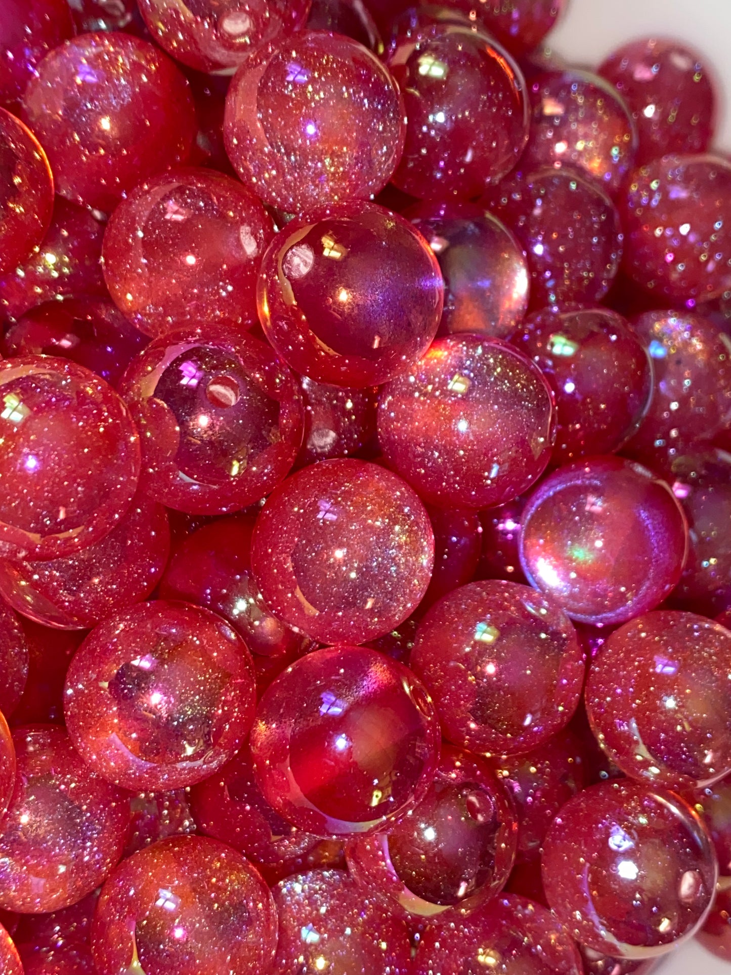 16mm 1/2 cats eye 1/2 galaxy bead