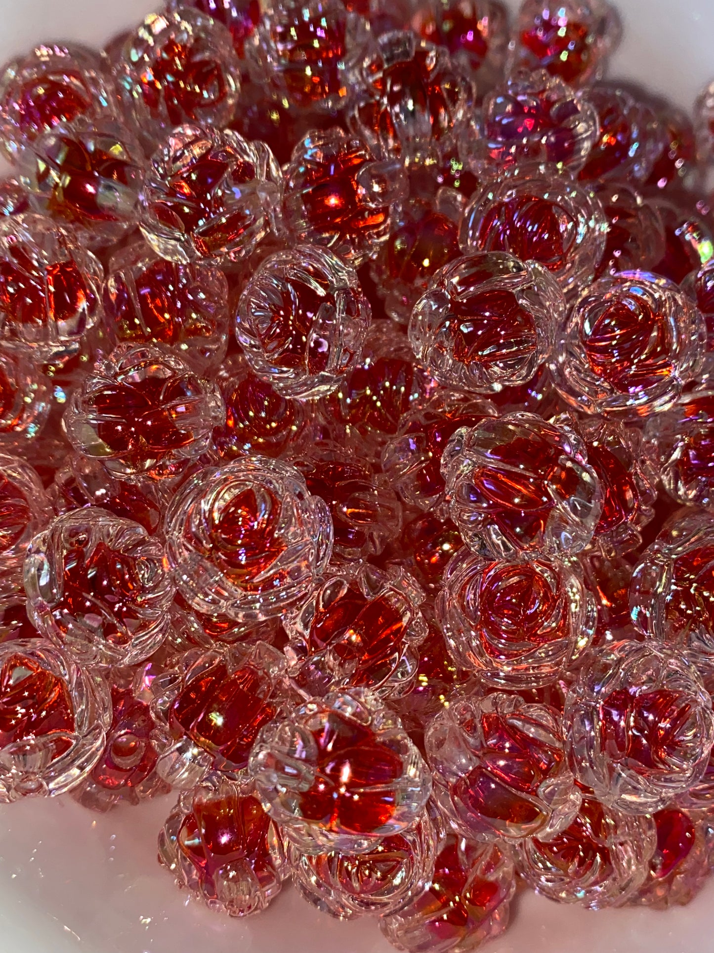 16mm double layer red roses