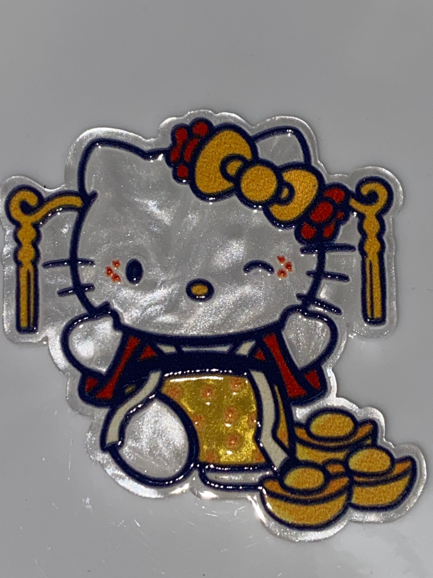 Hello Kitty mica acrylic flatback