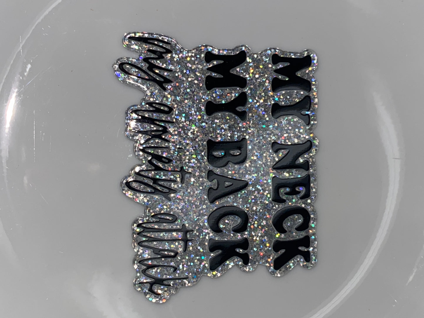Badge reel acrylics