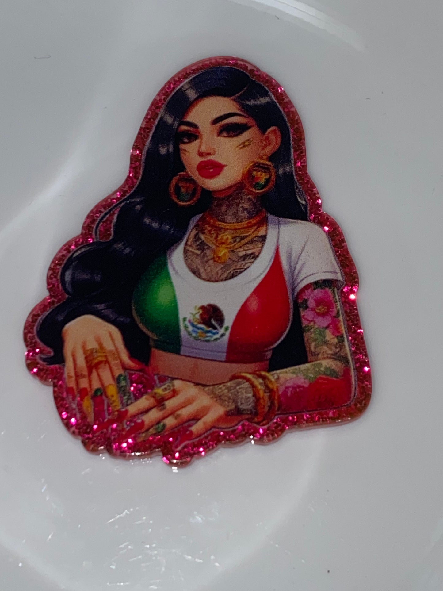 Badge reel acrylics