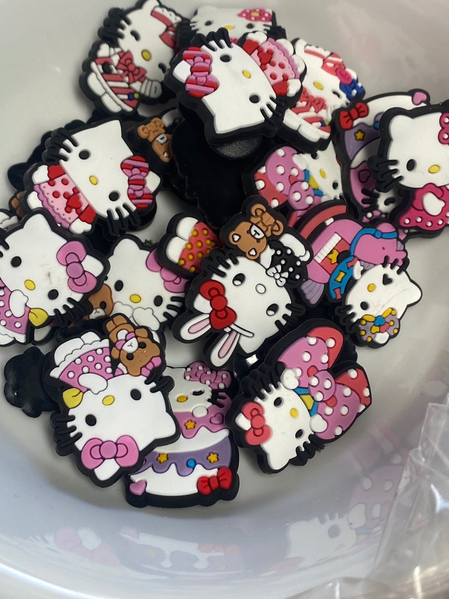 Hello Kitty random croc charms