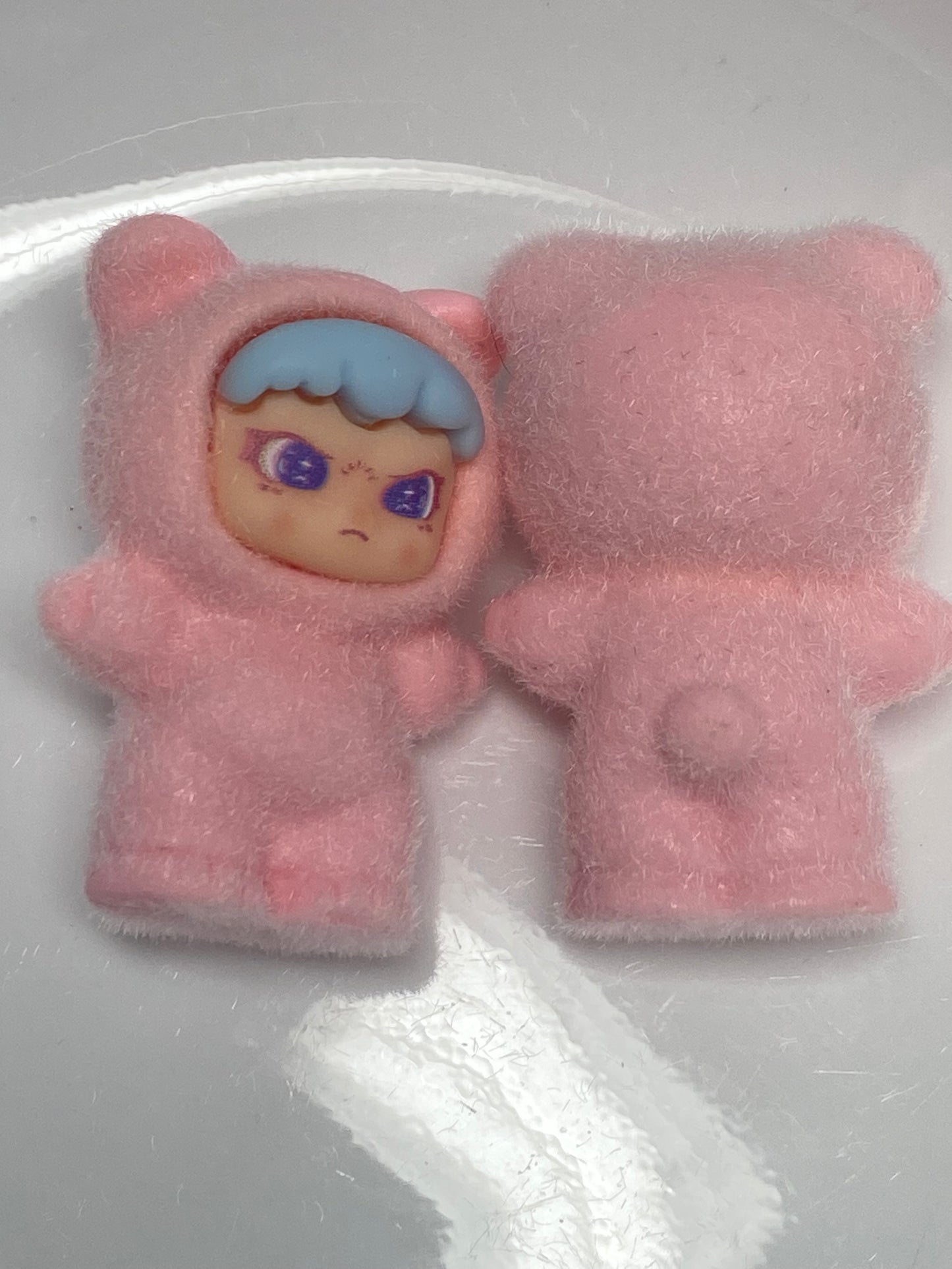 40mm Zsiga character in fuzzy teddy bear costume bead