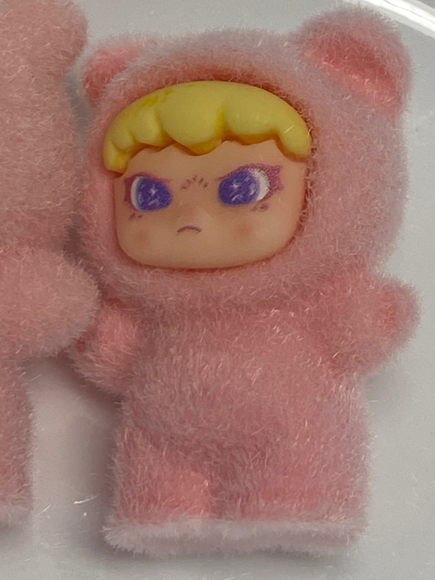 40mm Zsiga character in fuzzy teddy bear costume bead
