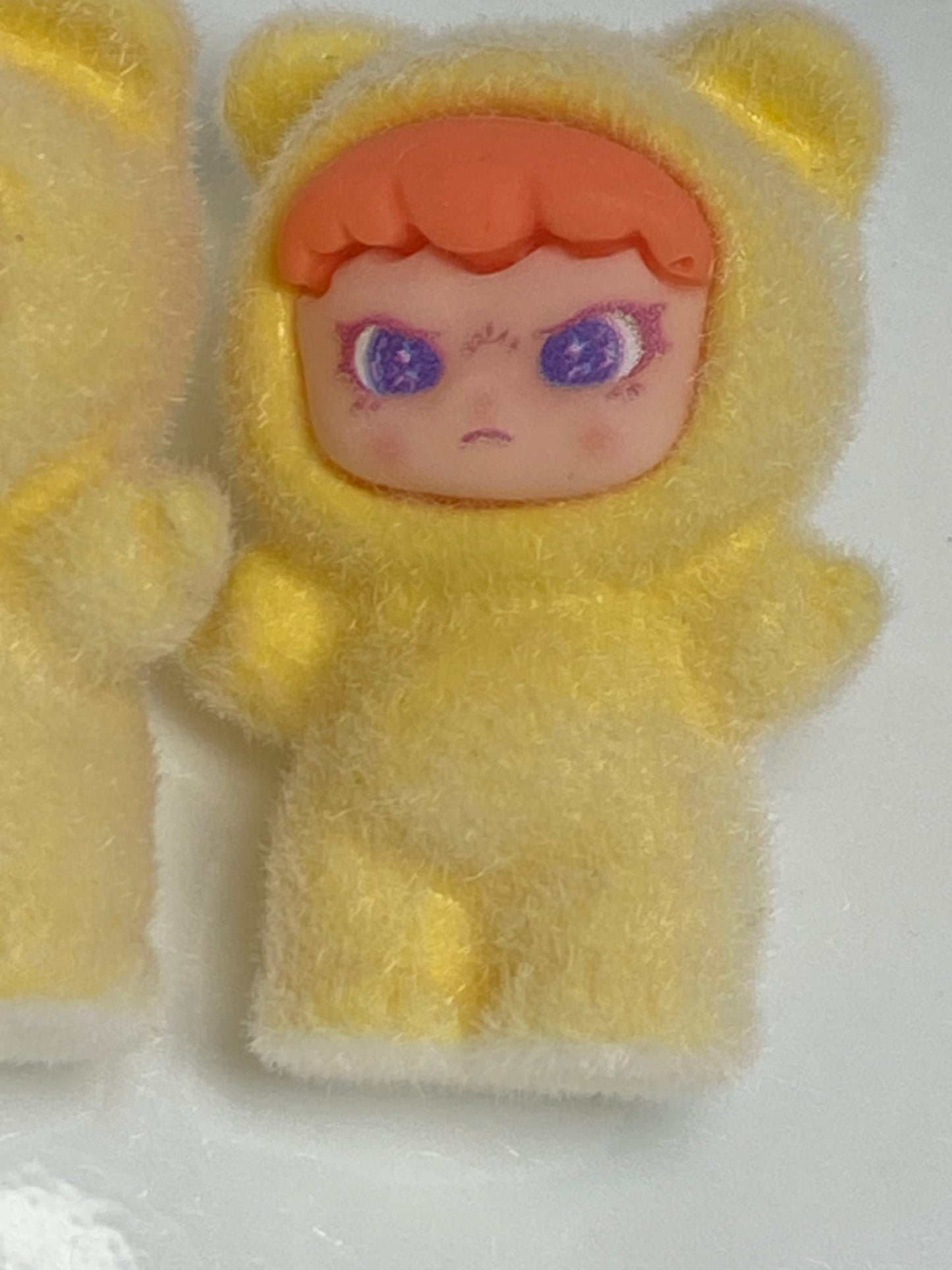 40mm Zsiga character in fuzzy teddy bear costume bead