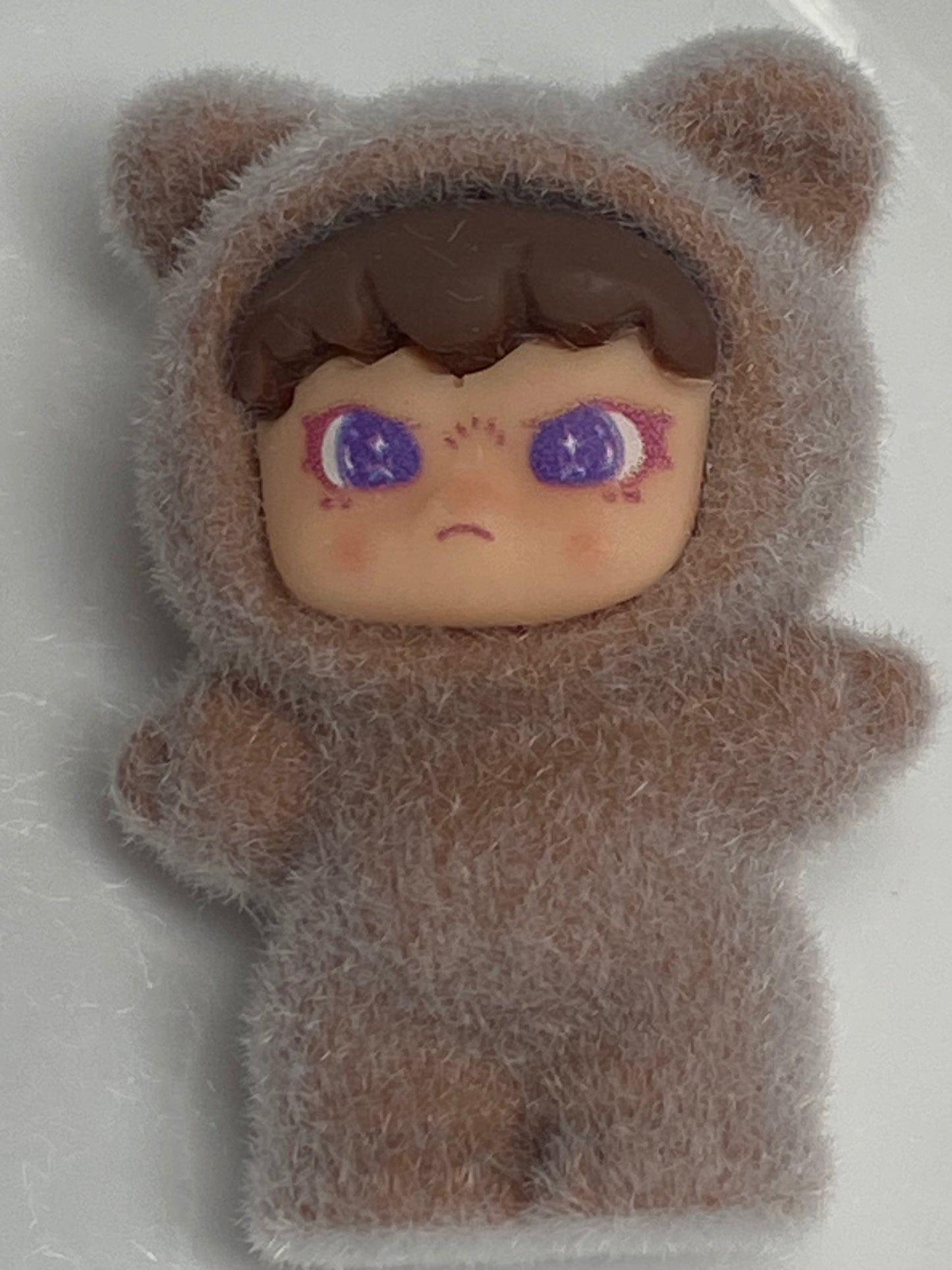 40mm Zsiga character in fuzzy teddy bear costume bead