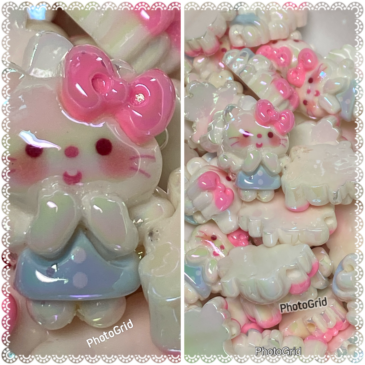 24mm adorable Hello Kitty Angel beads