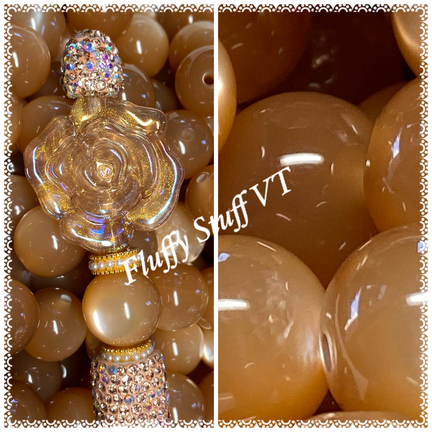 16mm resin coffee tigers eye bead