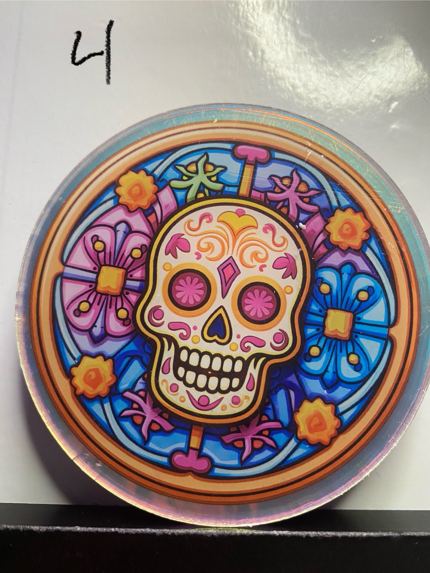 Sugar skull acrylics