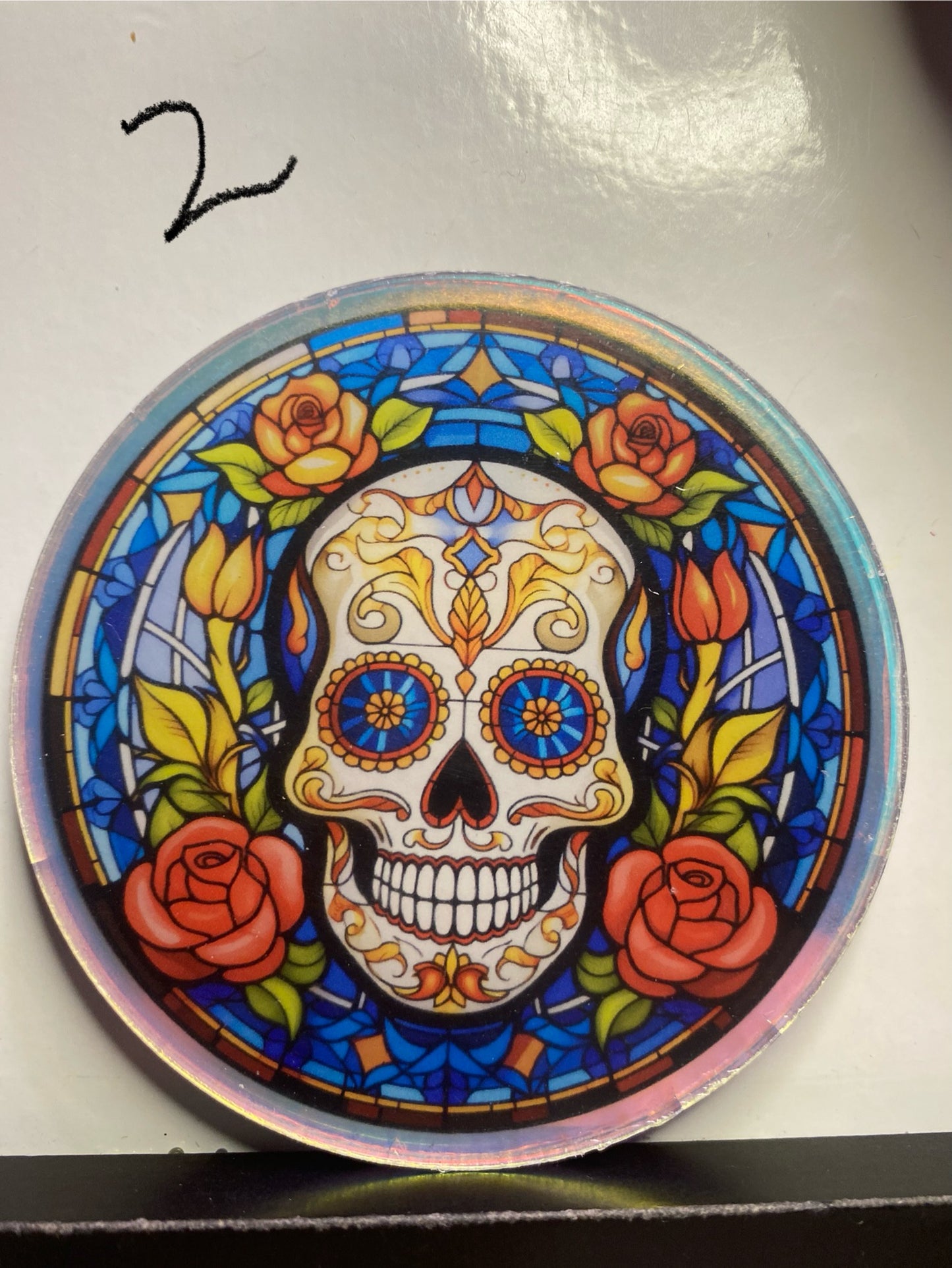 Sugar skull acrylics