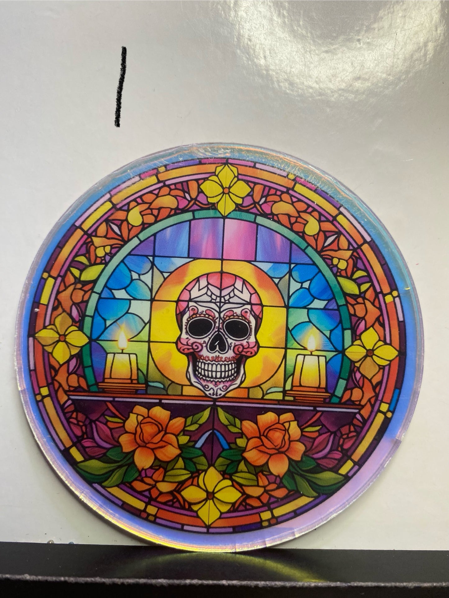 Sugar skull acrylics