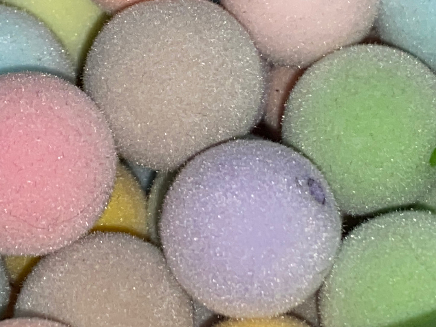 16mm velvet bead mix