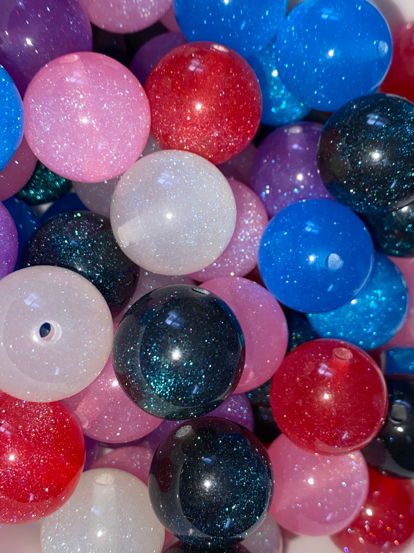 20mm luminous galaxy beads