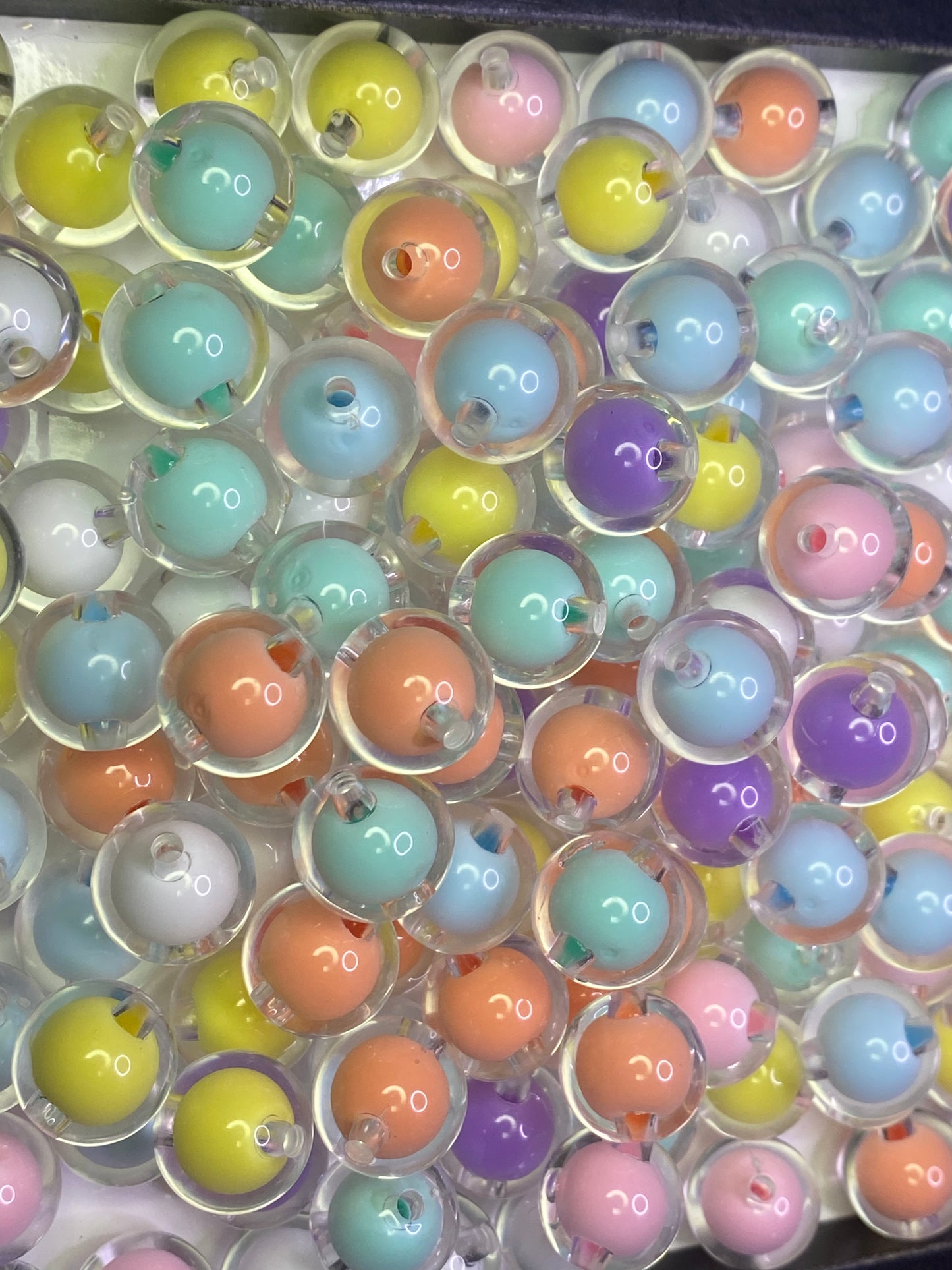 Double layer 16mm beads