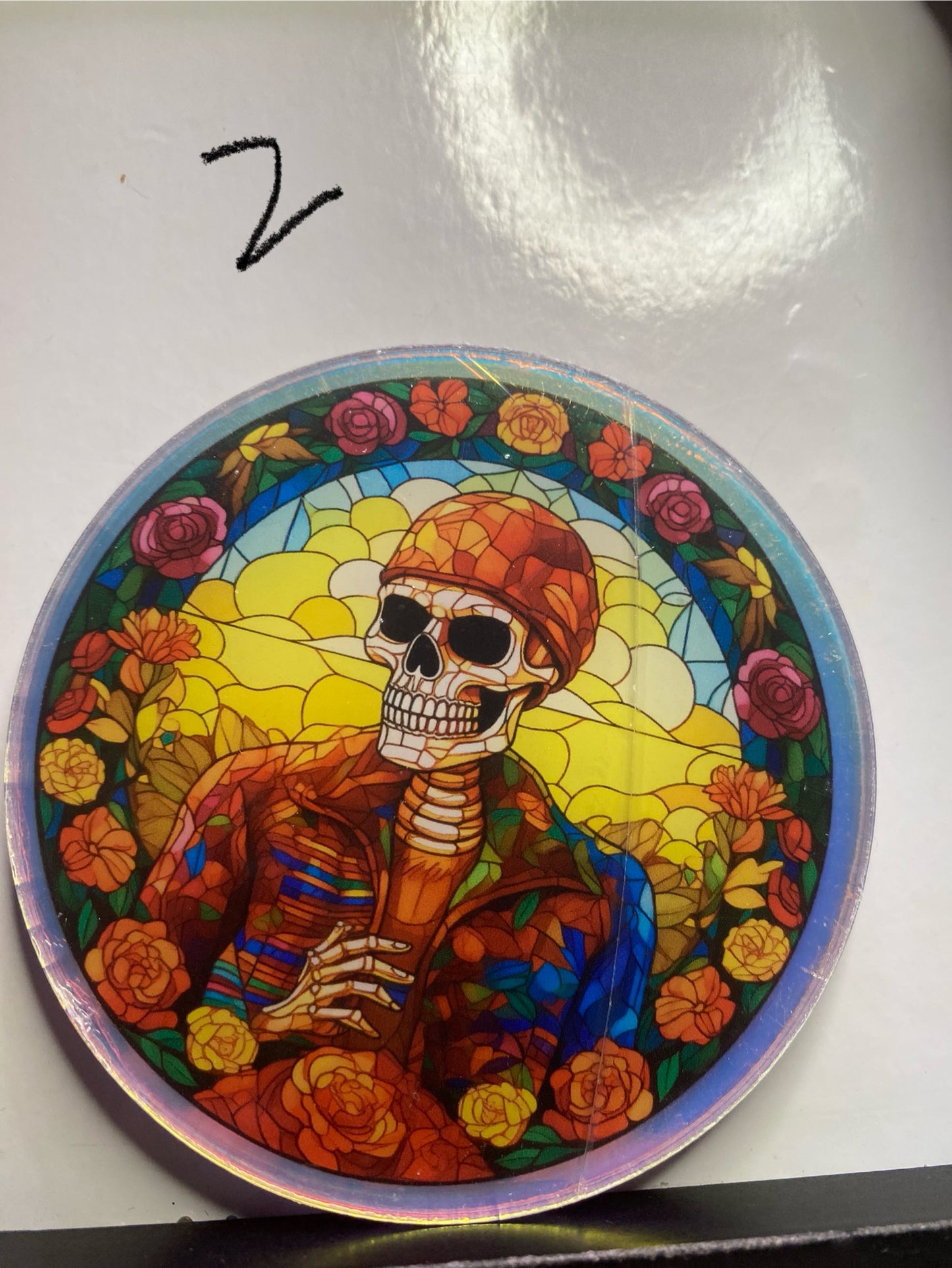 Sugar skull acrylics