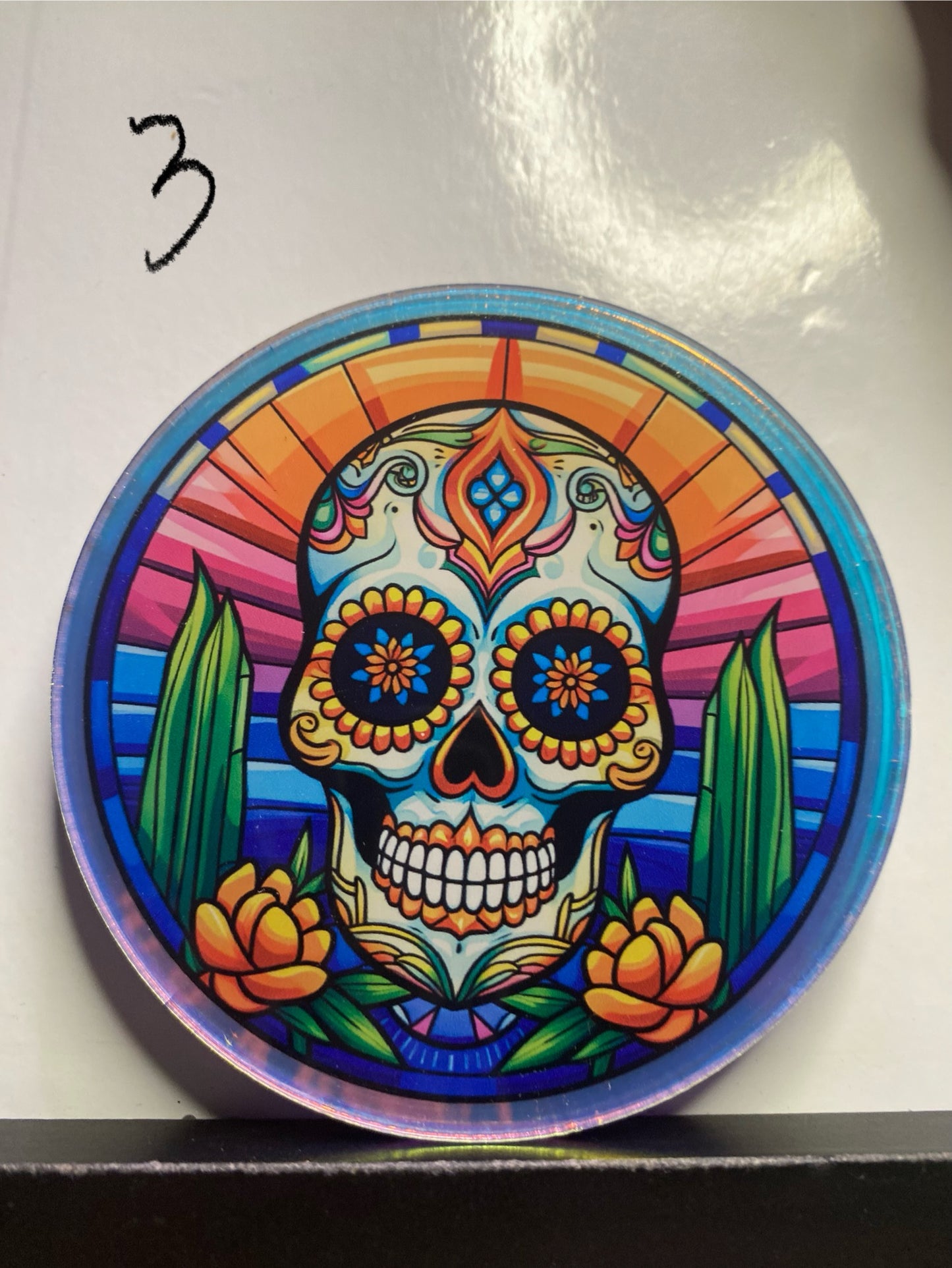 Sugar skull acrylics