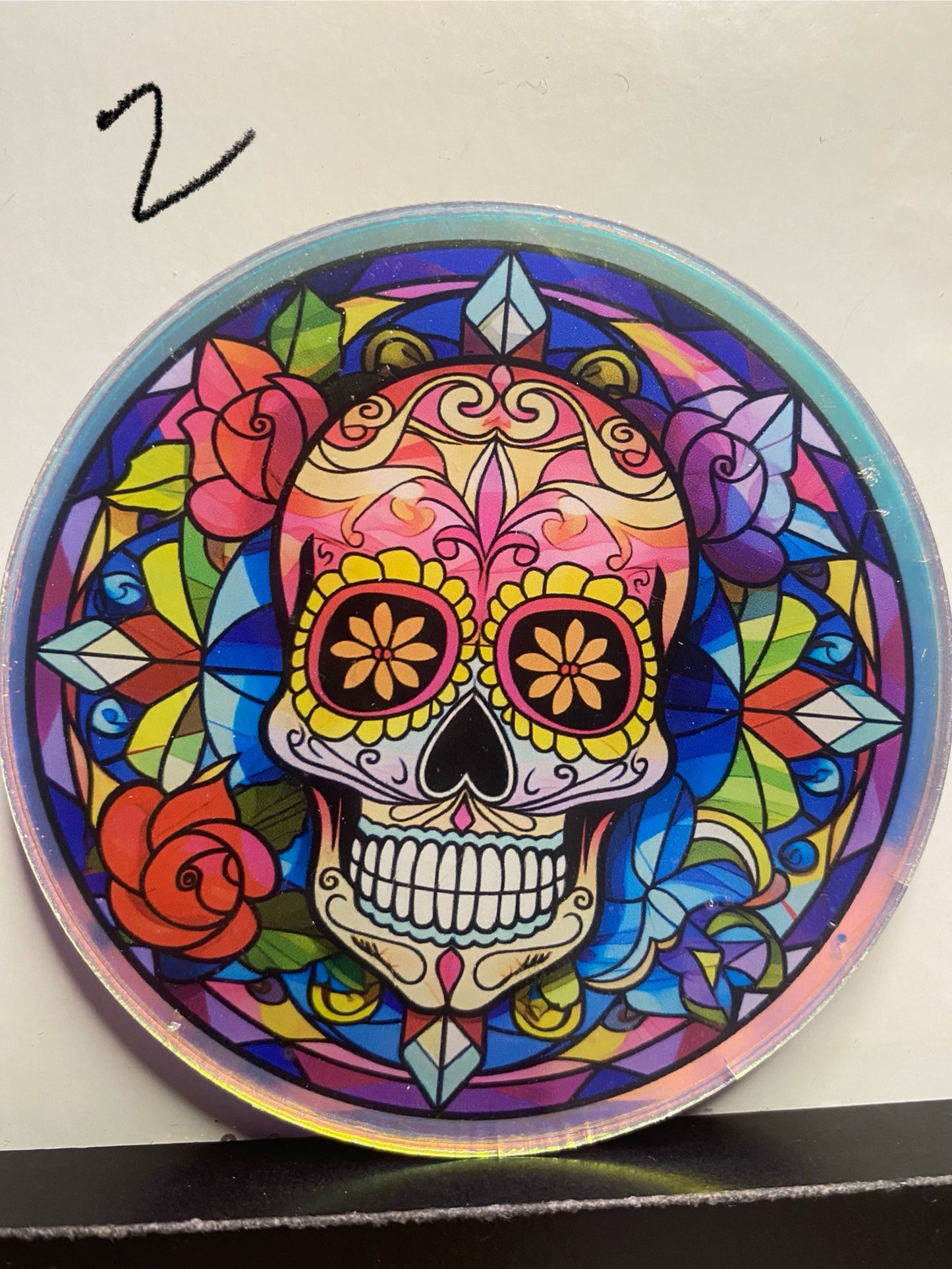 Sugar skull acrylics