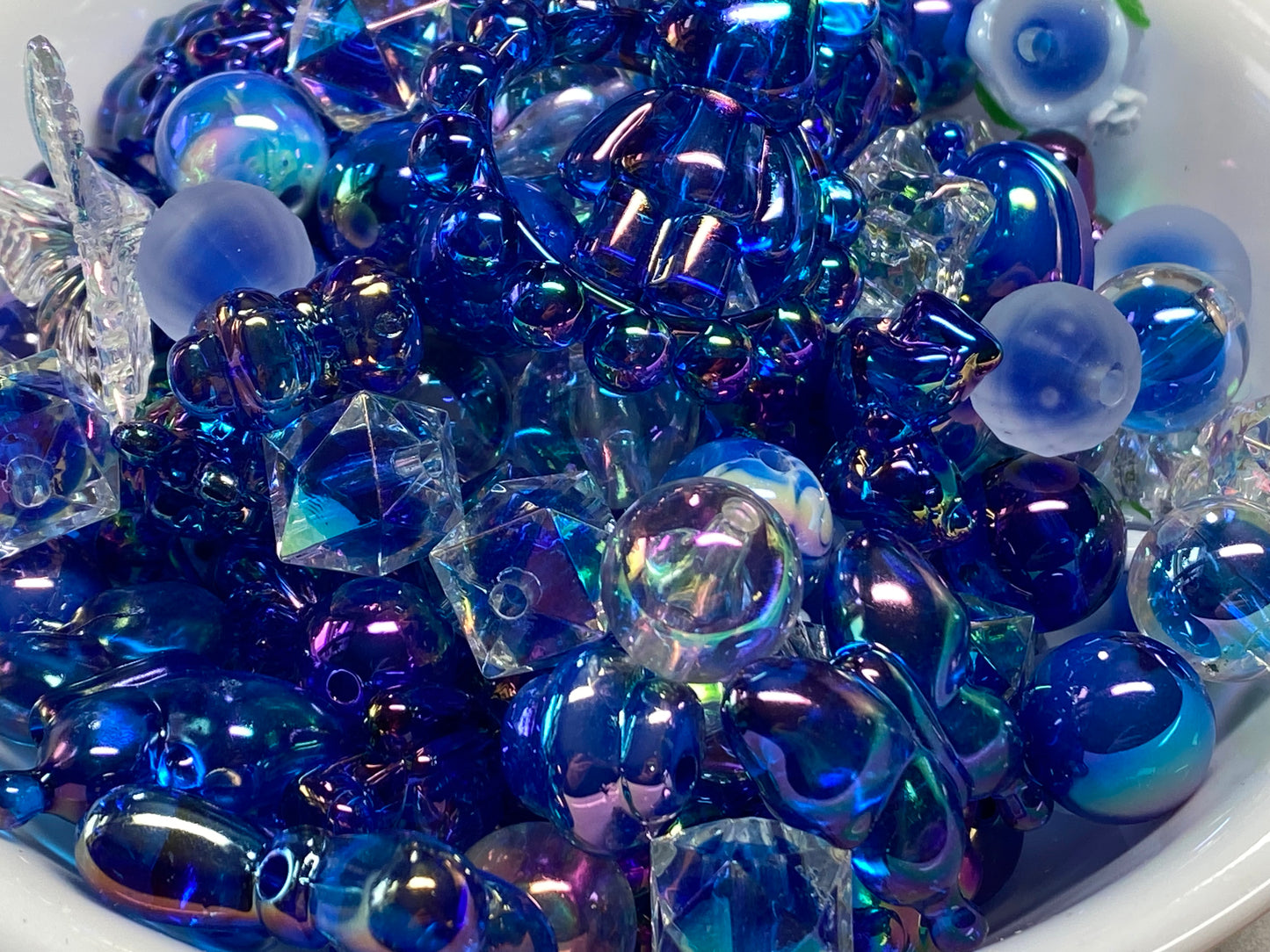 Blue bead mix
