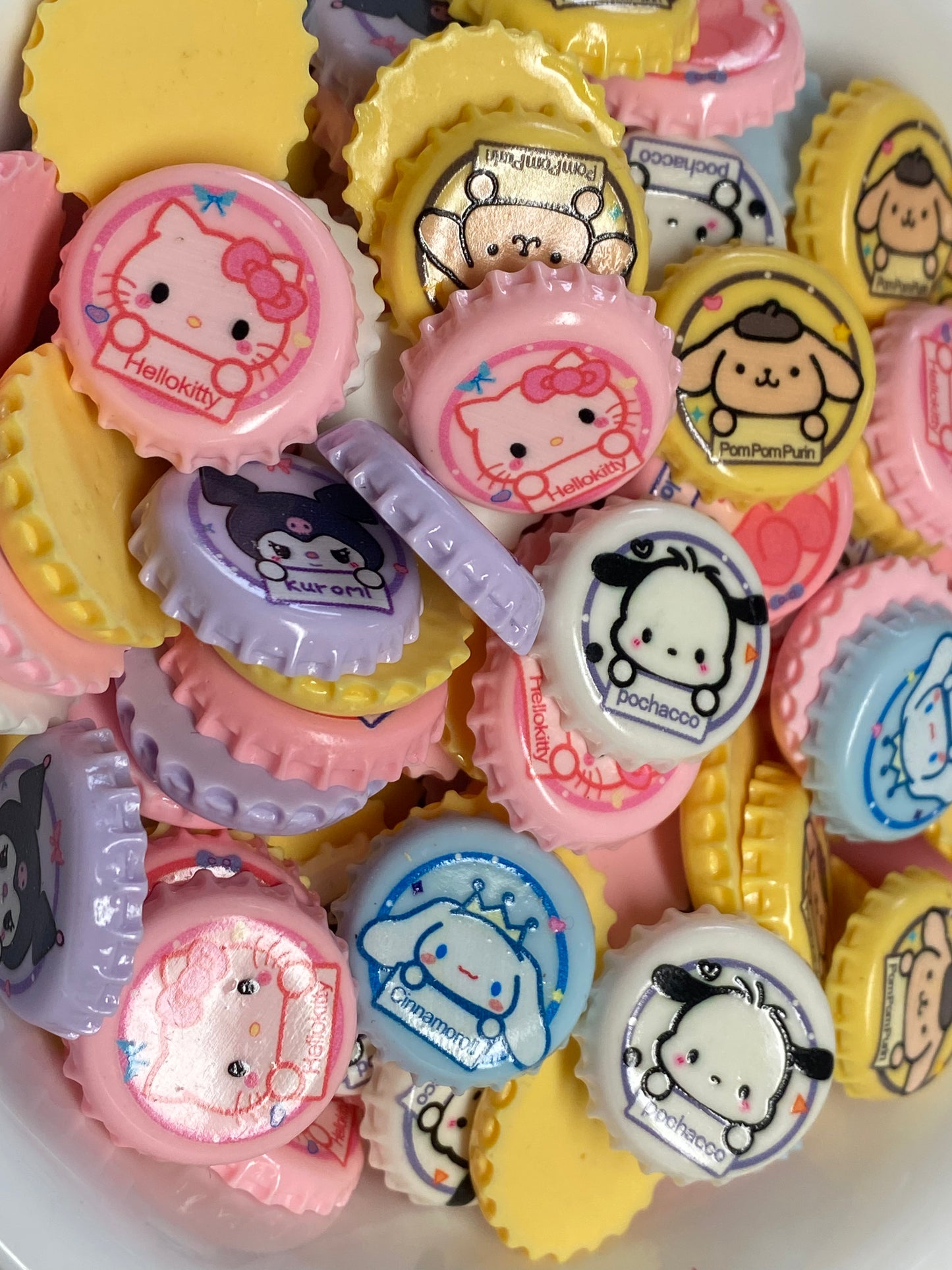 26mm SanSan flatback bottle cap charms