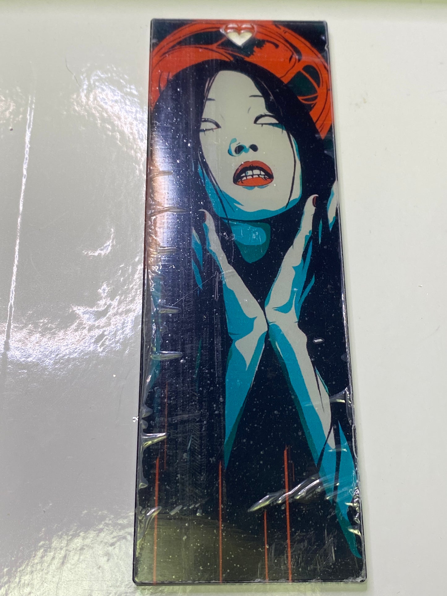 Bookmark horror acrylic