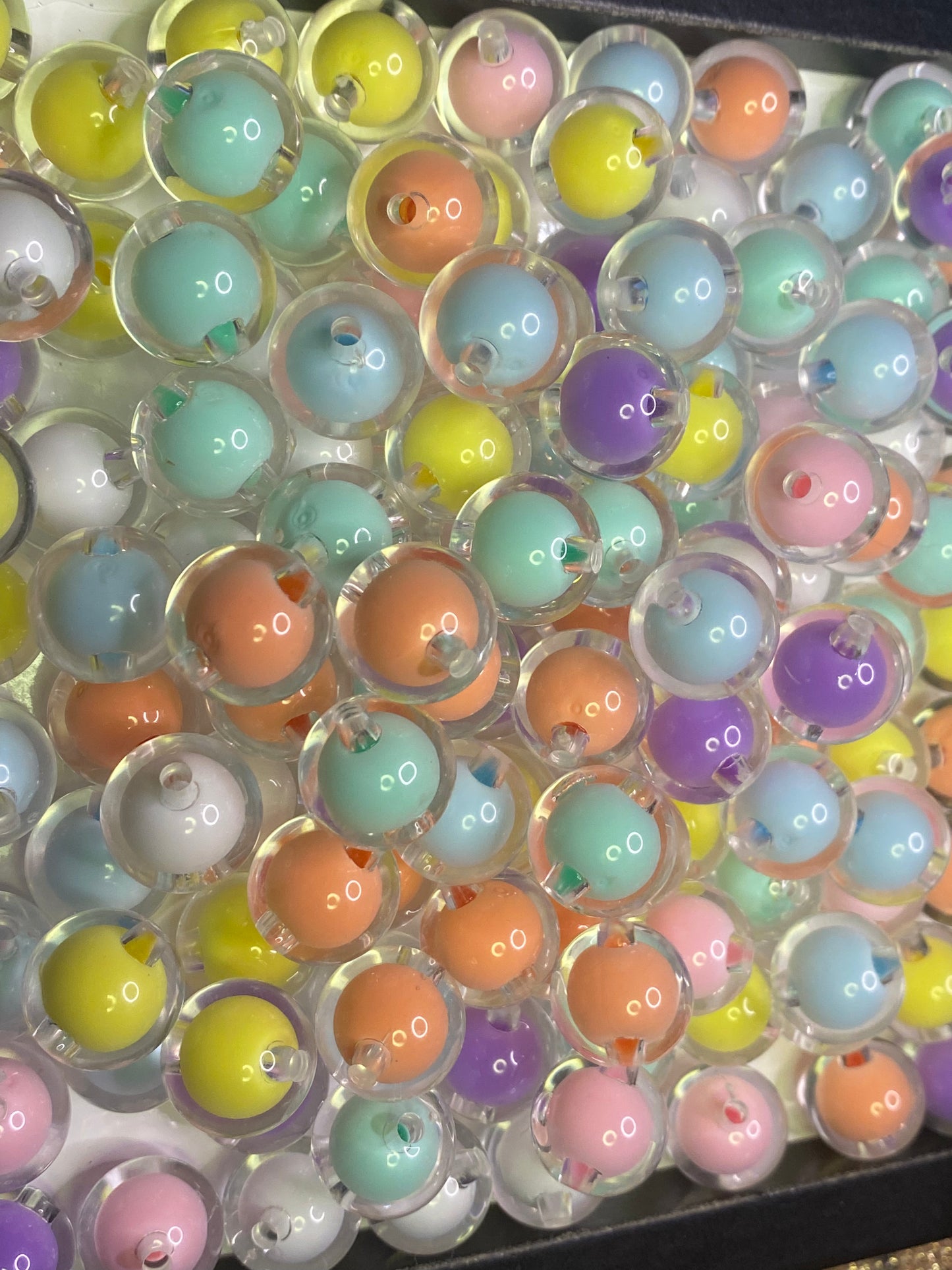 Double layer 16mm beads