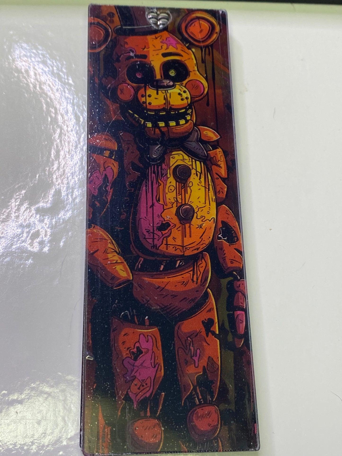 Bookmark horror acrylic