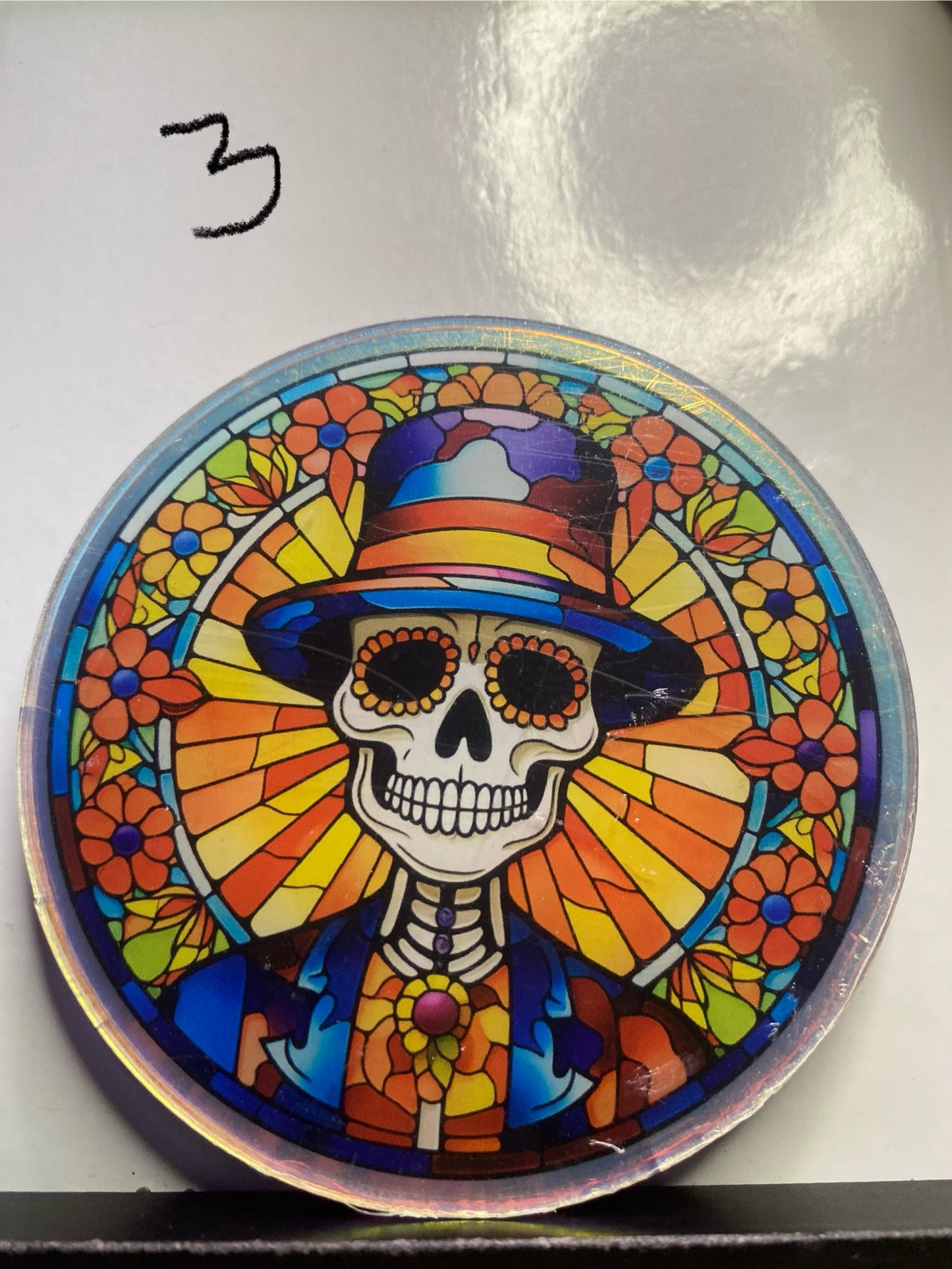 Sugar skull acrylics