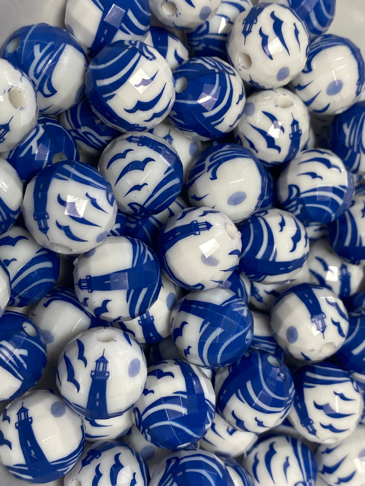 16mm lighthouse disco beads