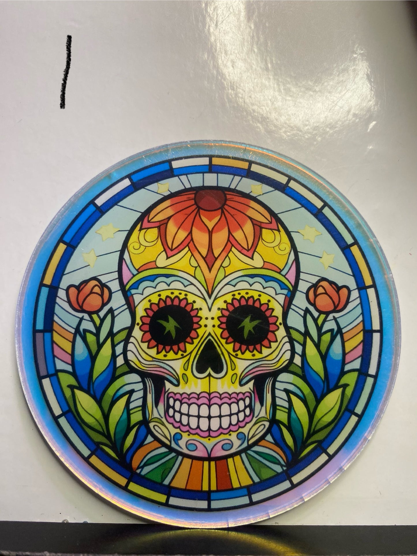 Sugar skull acrylics