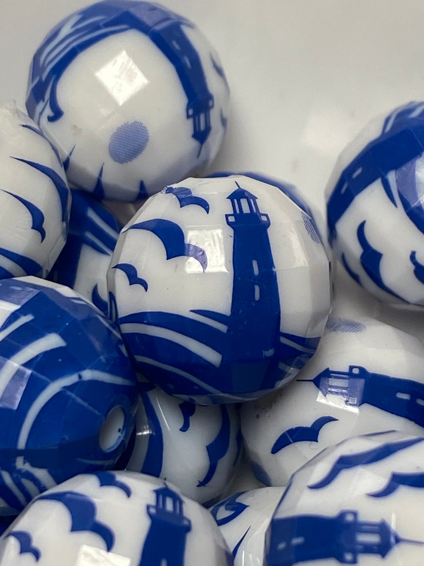16mm lighthouse disco beads