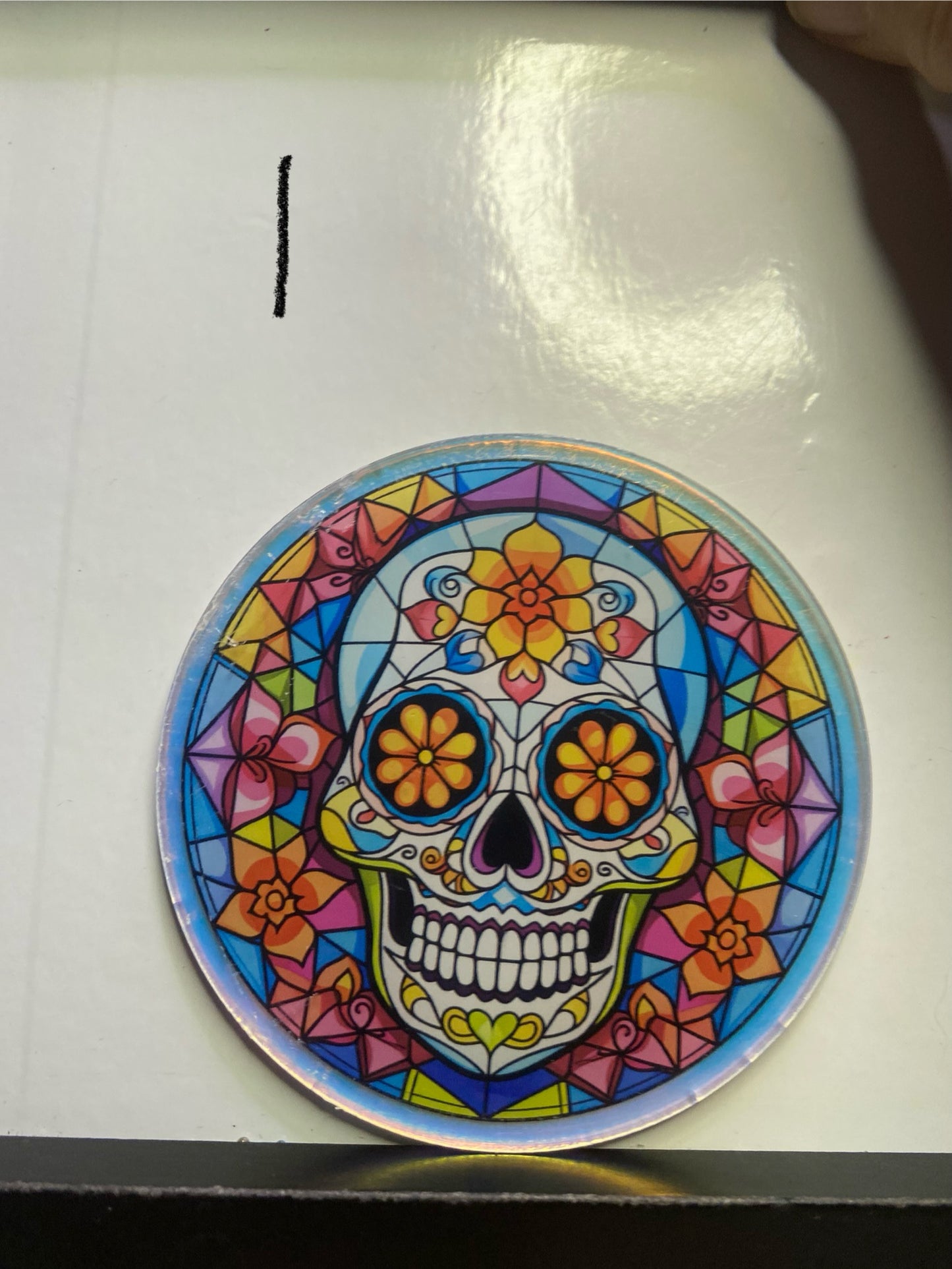 Sugar skull acrylics