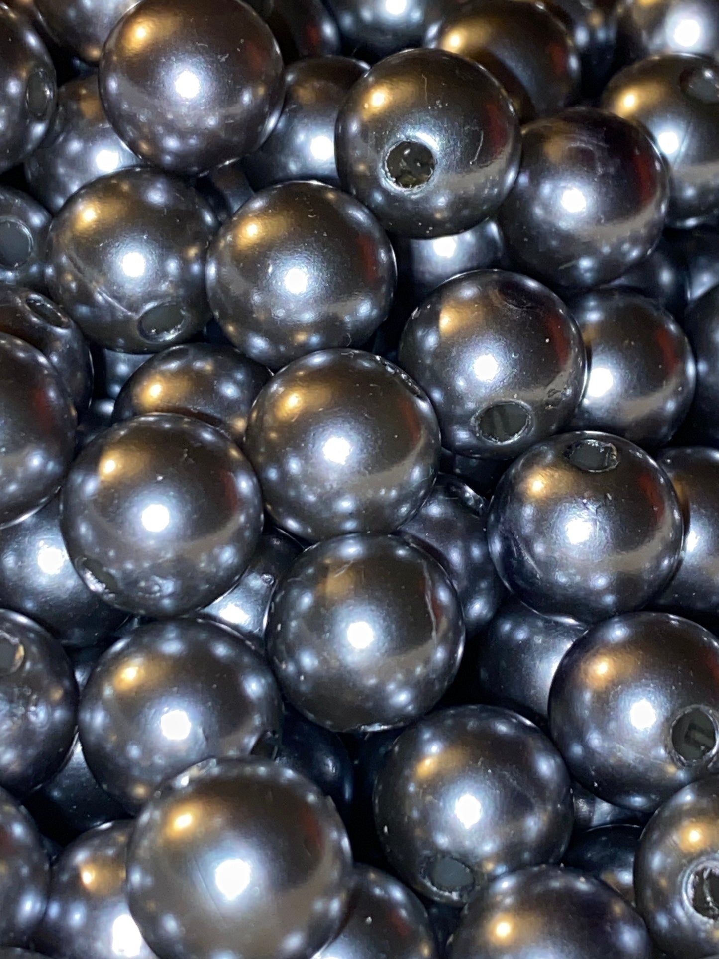 10mm solid color pearl beads