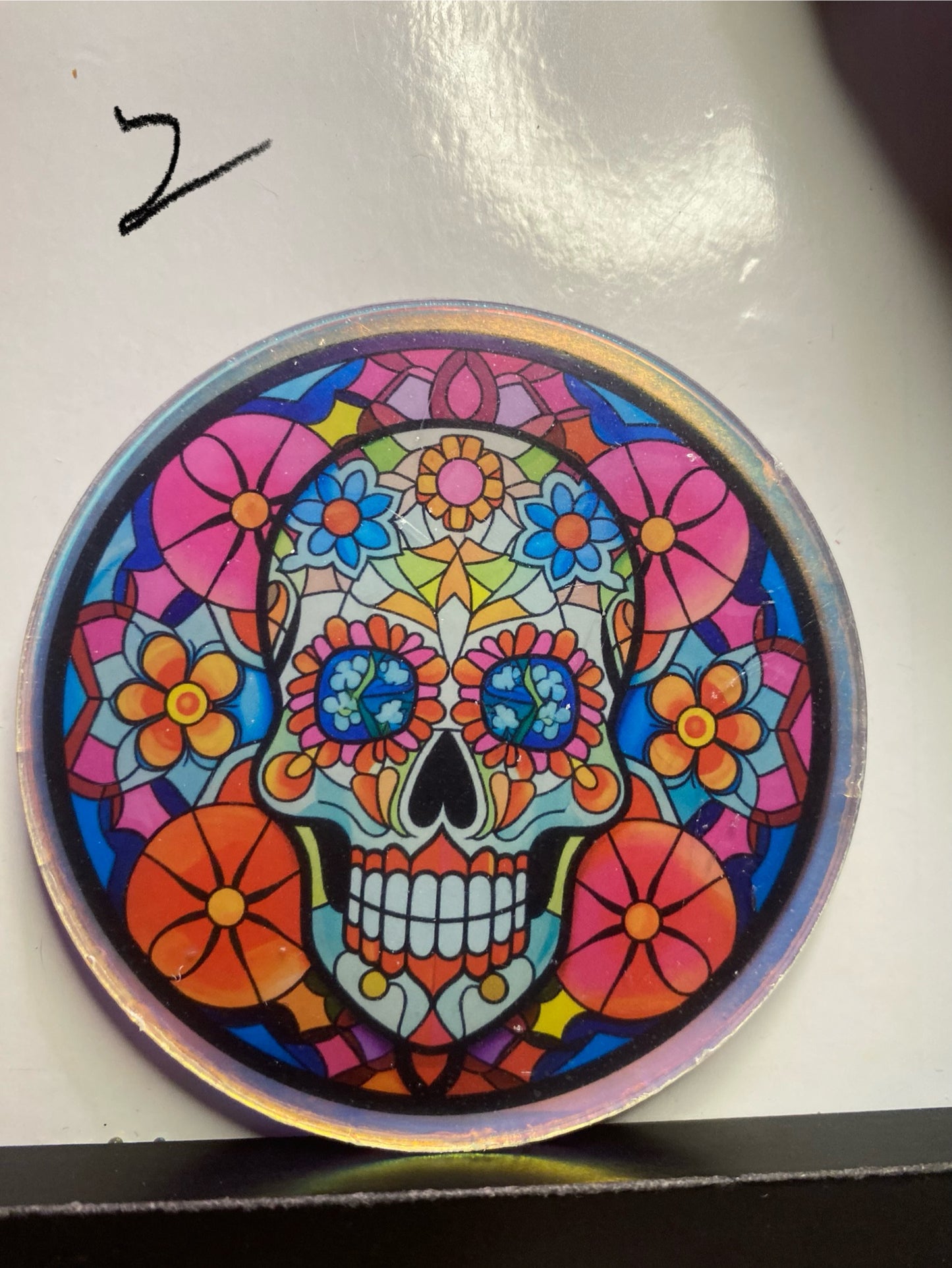 Sugar skull acrylics