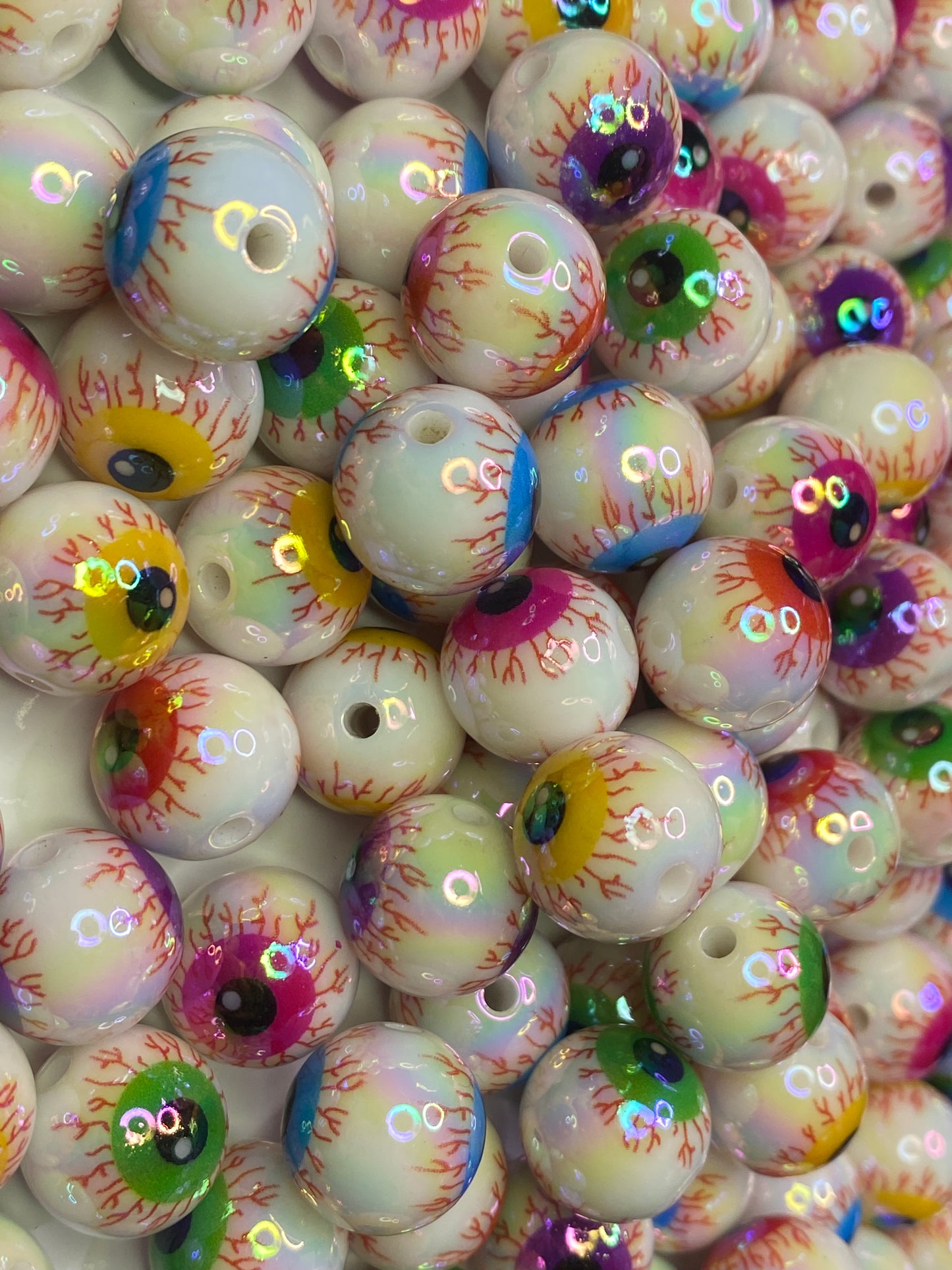 Eyeball beads Halloween