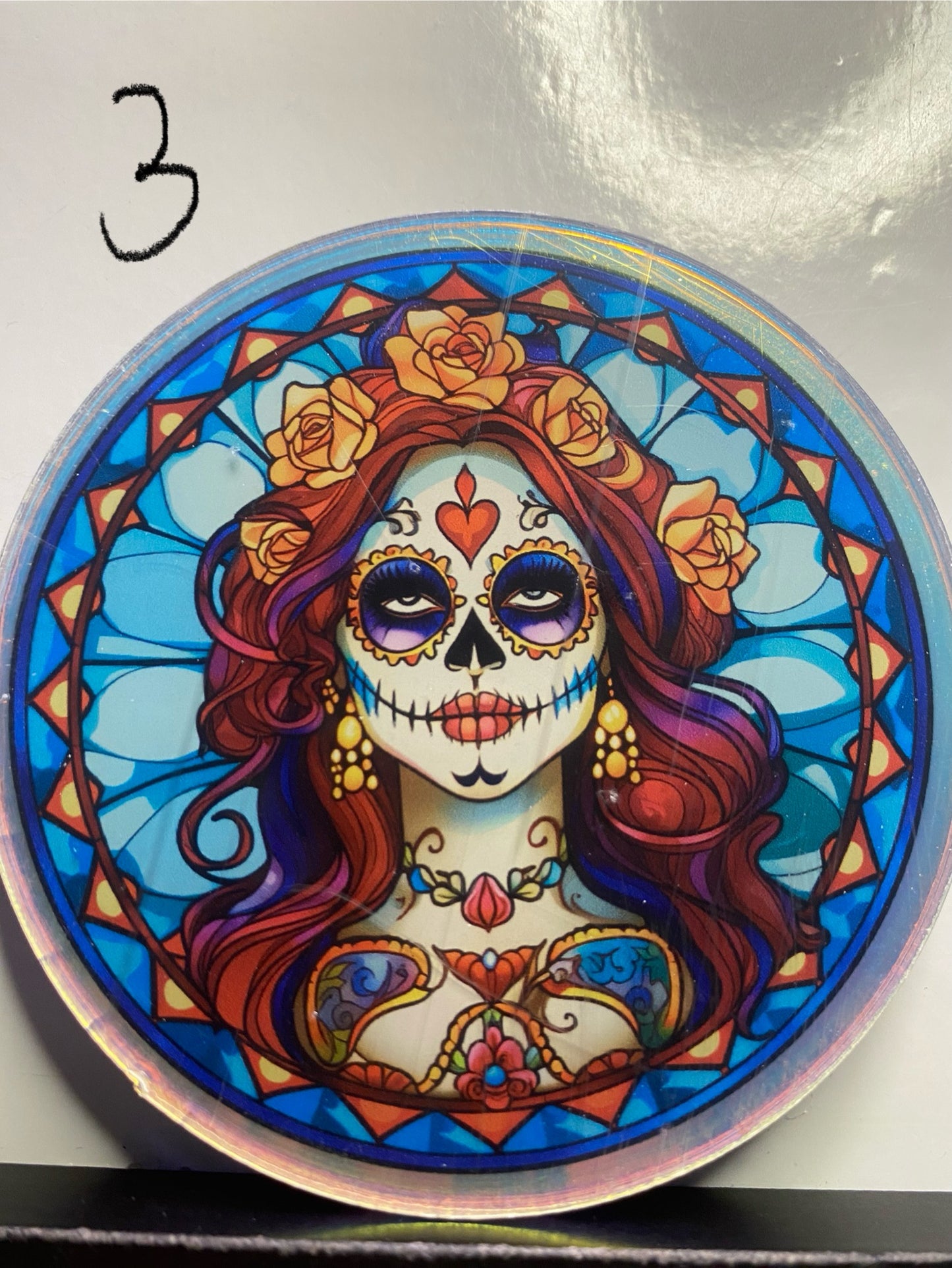 Sugar skull acrylics