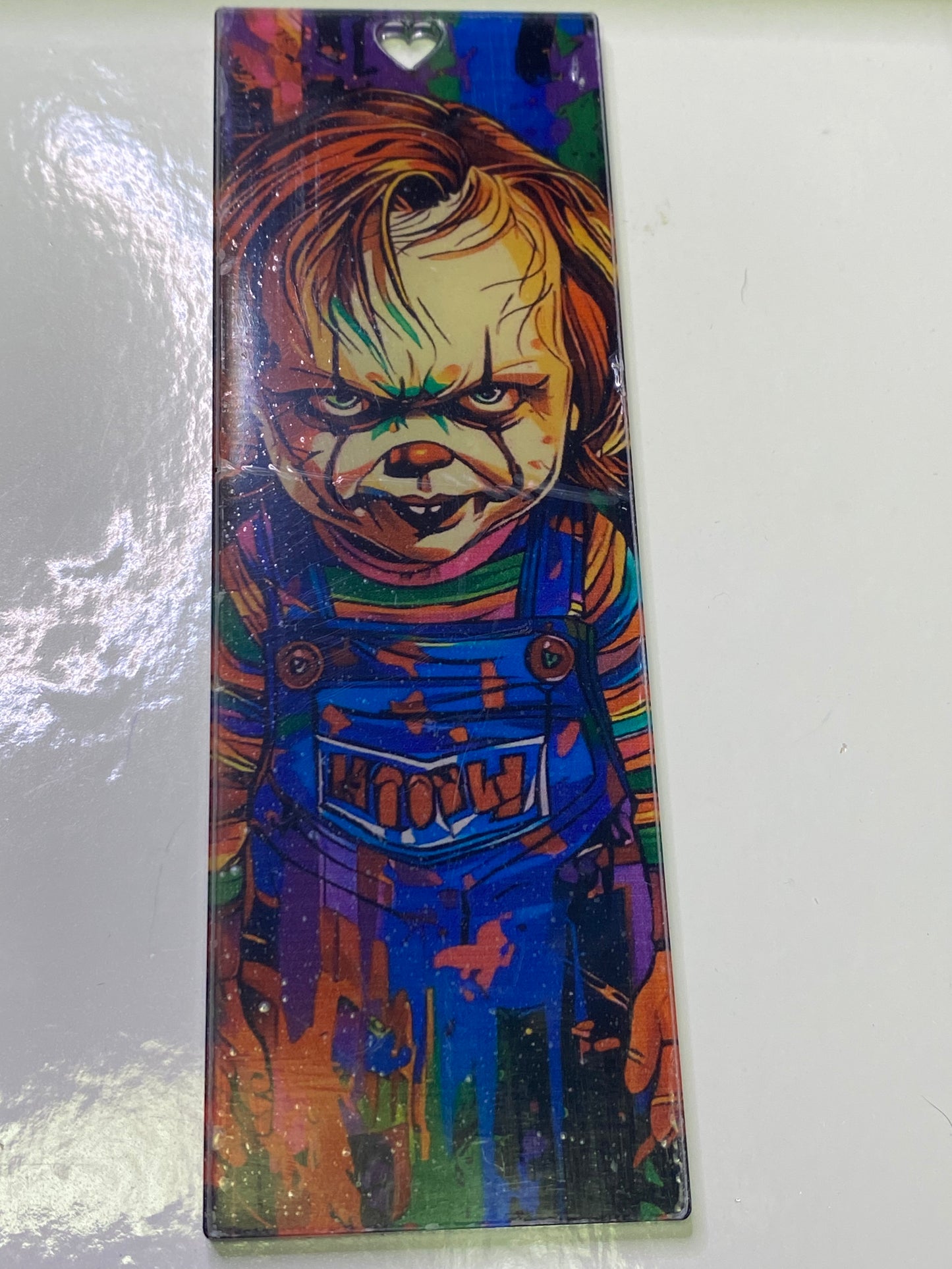 Bookmark horror acrylic