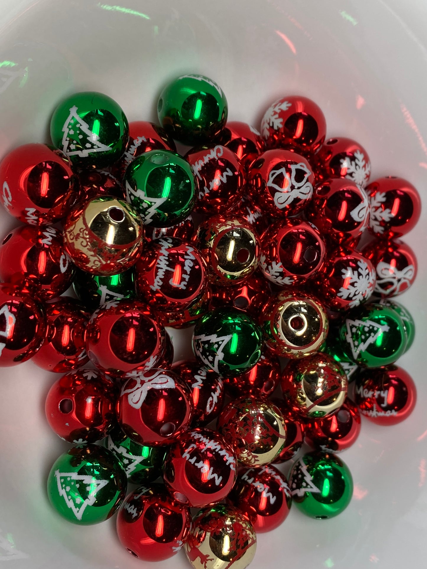 Christmas holidays beads