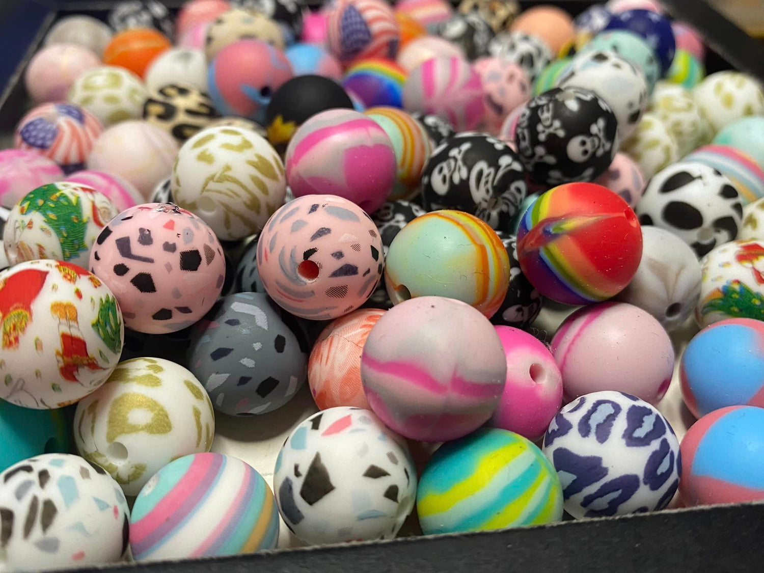 Silicone Beads and focals.