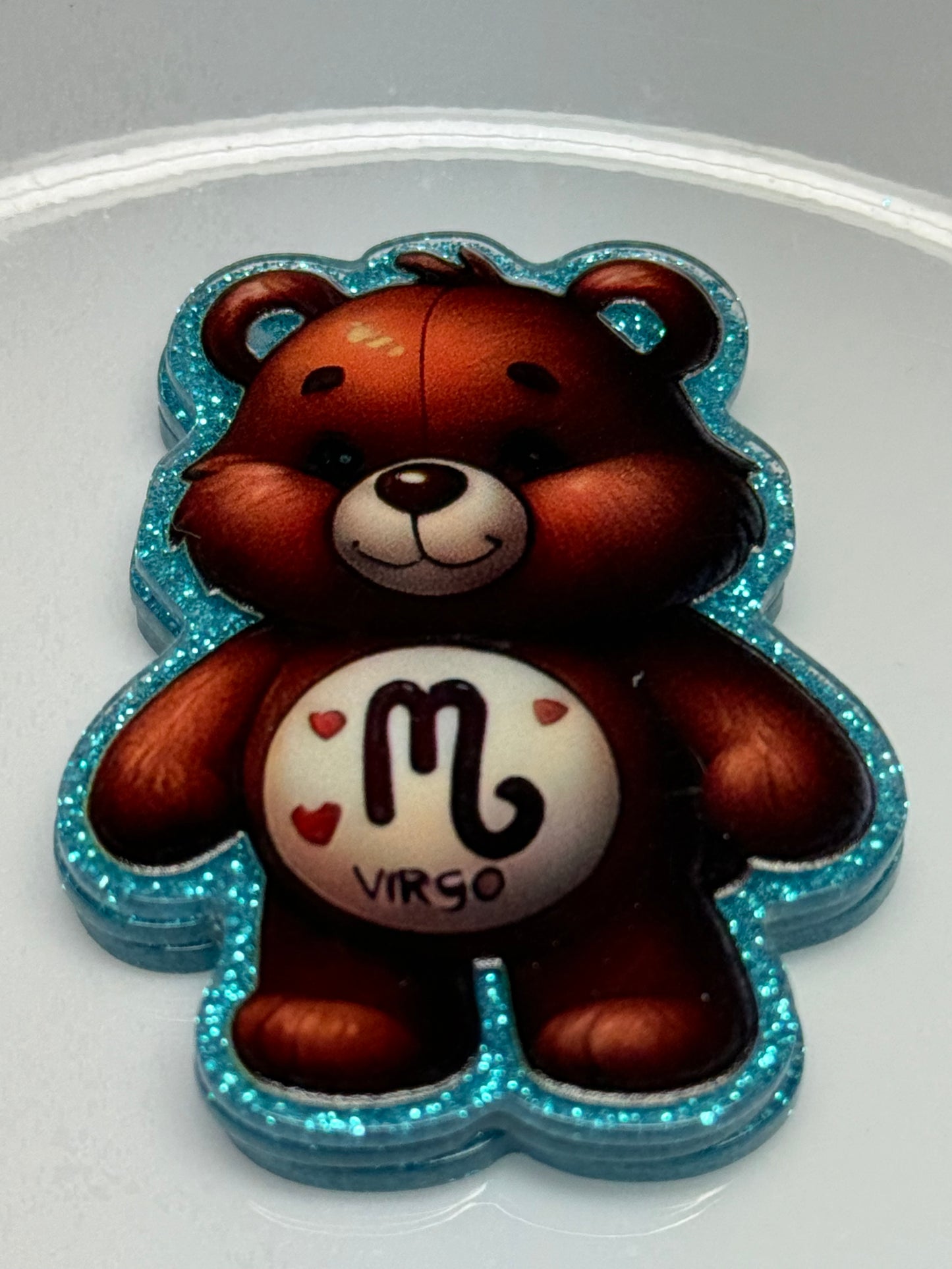 badge reel glitter acrylics new 12/22/25, 12/27/25, 1/2/26