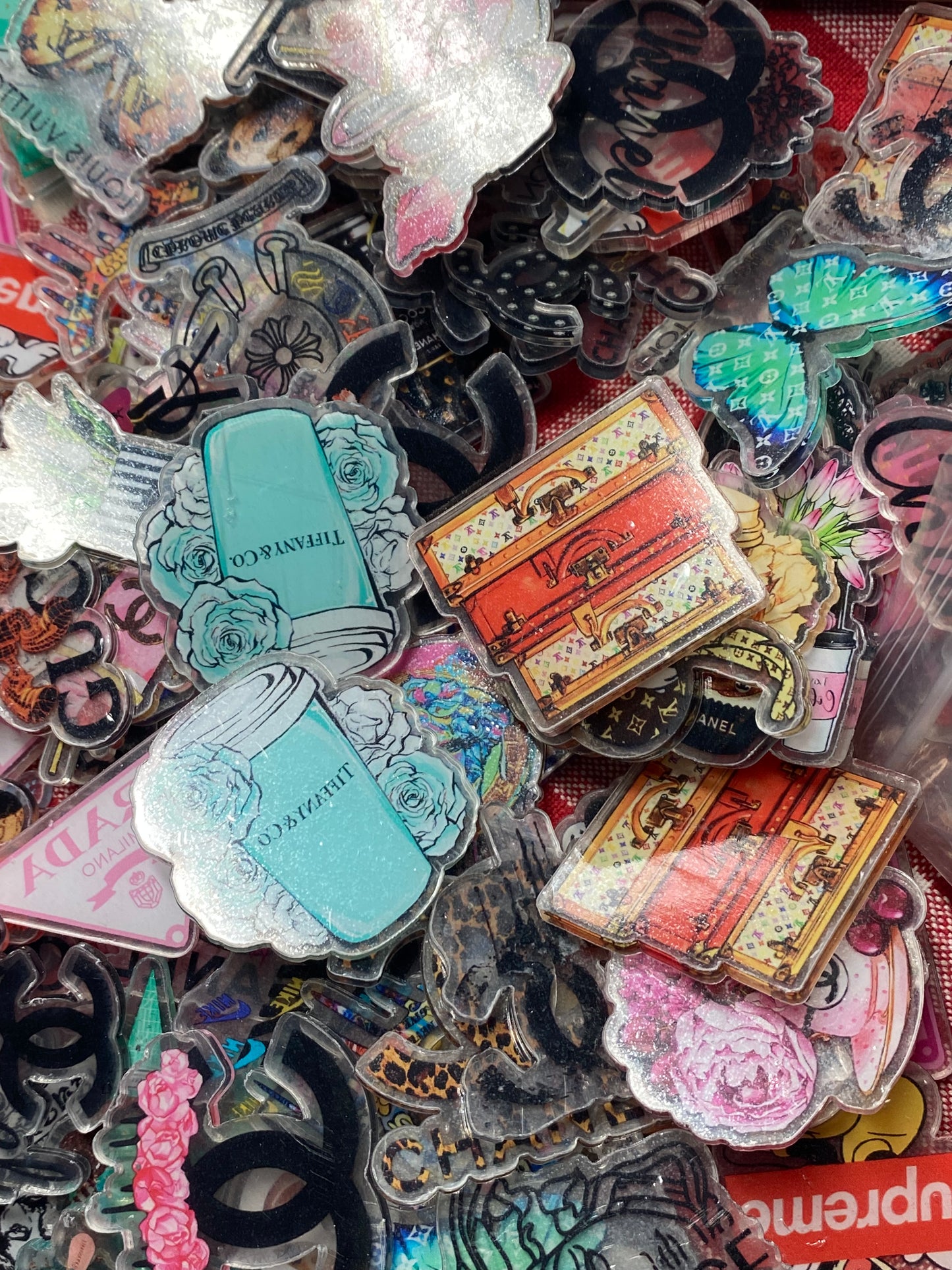 4cm every designer random mix double sided acrylic