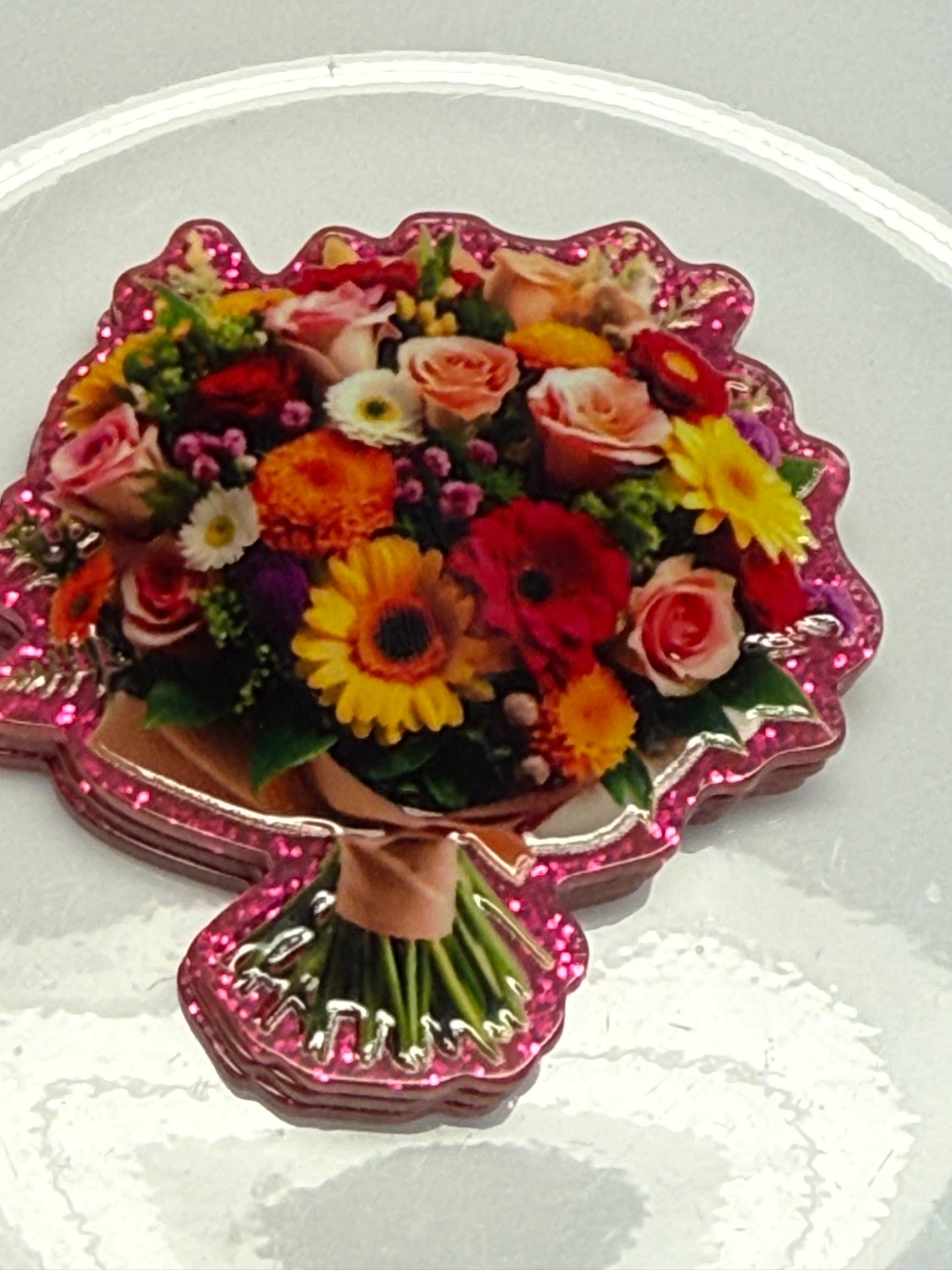 badge reel glitter acrylics new 12/22/25, 12/27/25, 1/2/26