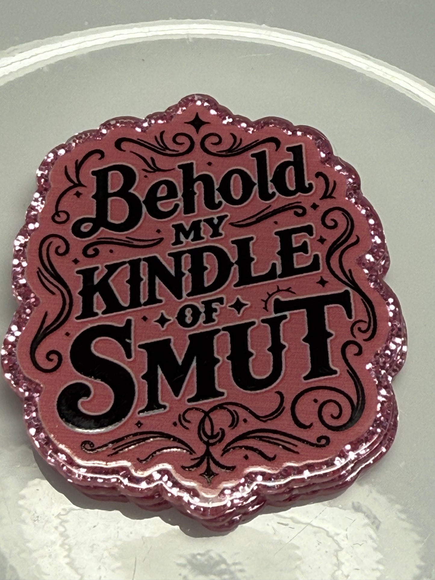 badge reel glitter acrylics new 12/22/25, 12/27/25, 1/2/26