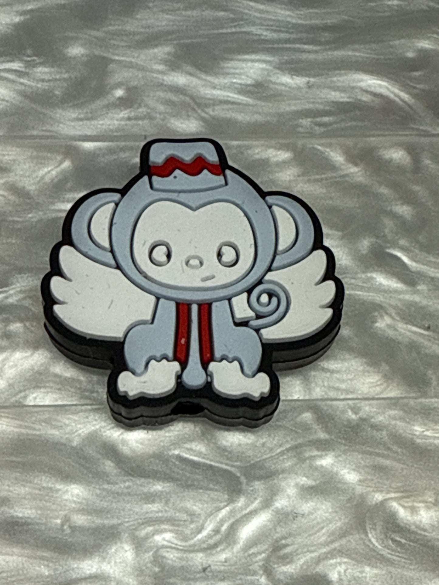 Silicone focal beads