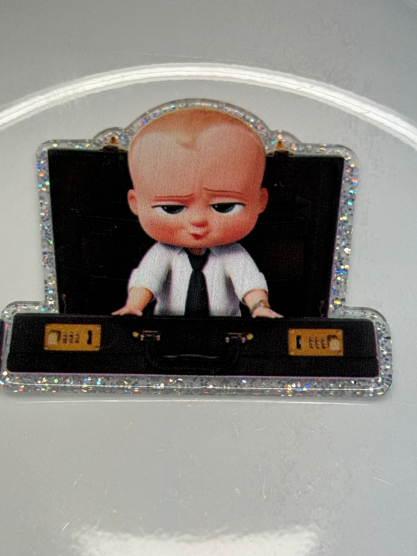 badge reel glitter acrylics new 12/22/25, 12/27/25, 1/2/26