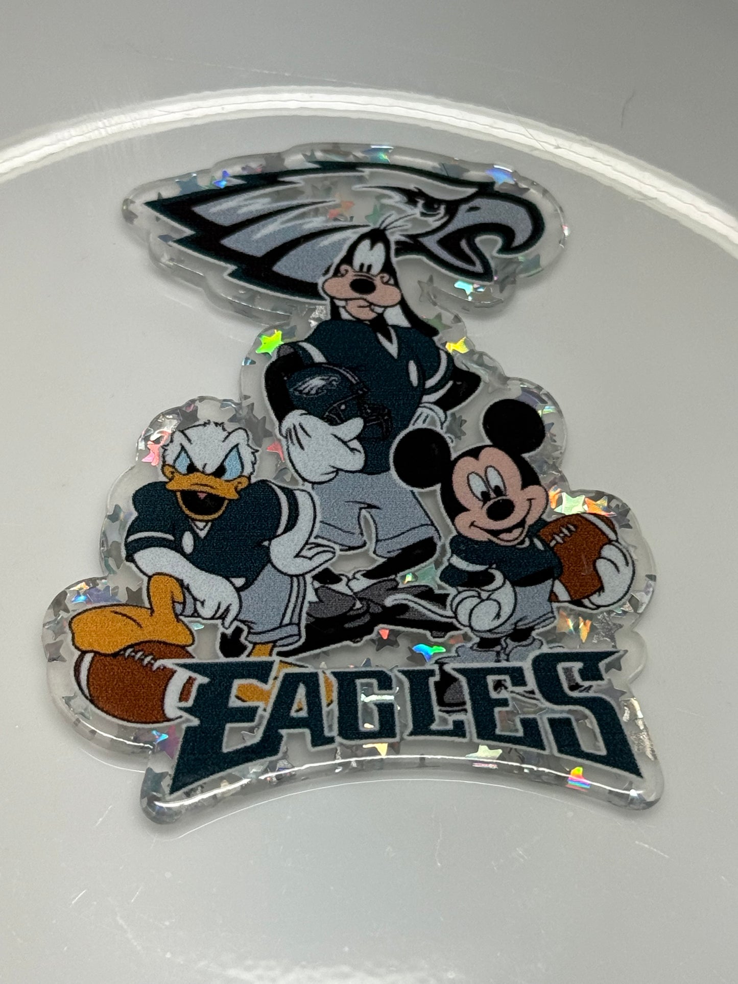 badge reel glitter acrylics new 12/22/25, 12/27/25, 1/2/26