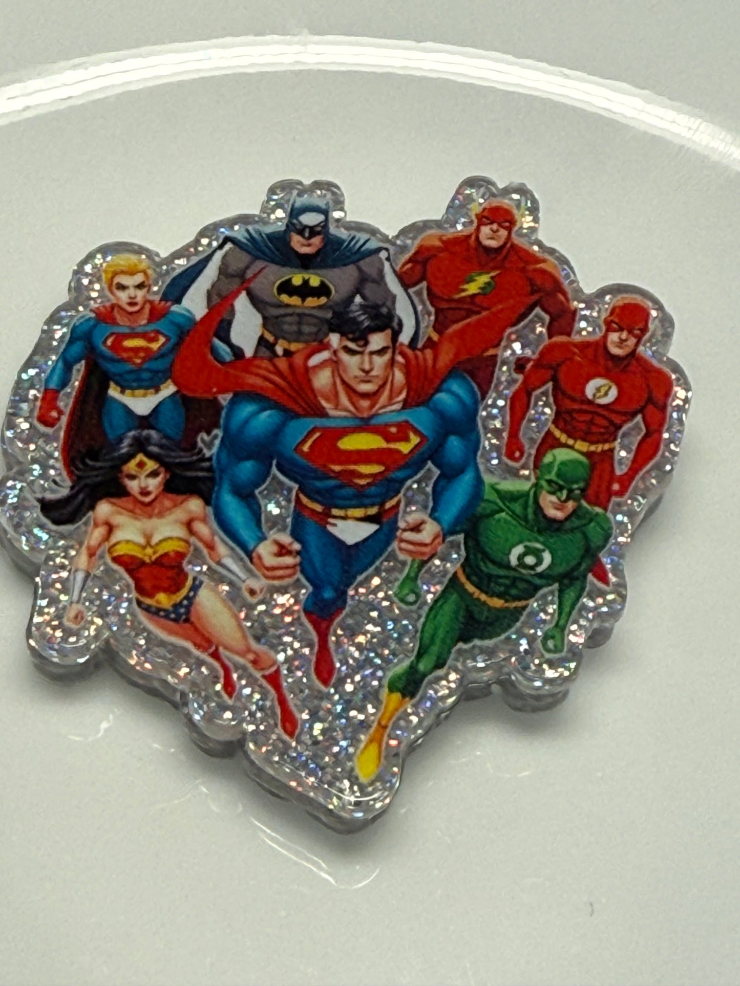 badge reel glitter acrylics new 12/22/25, 12/27/25, 1/2/26