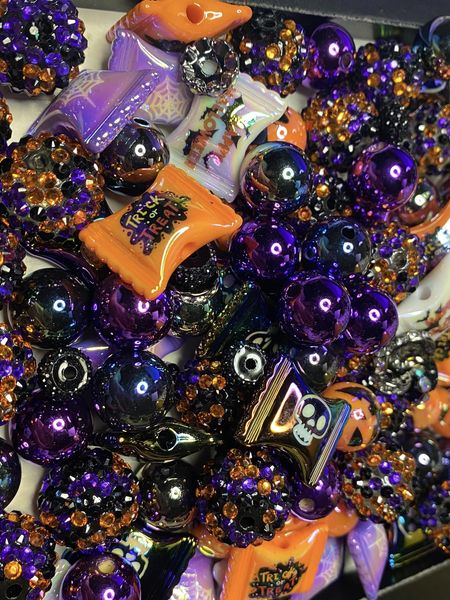 Halloween Razzle custom bead mix