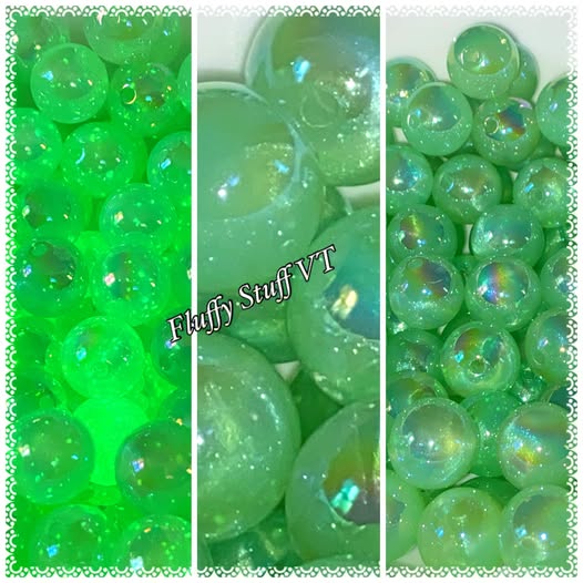 16mm glow in the dark/sky luminous beads