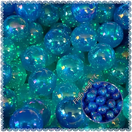16mm deep ocean blue glow in the dark/sky lumi