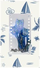 48mm lumi glitter tulips flat back charms.